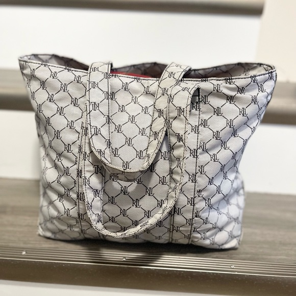 RL Nylon Open Tote Bag - Picture 2 of 12
